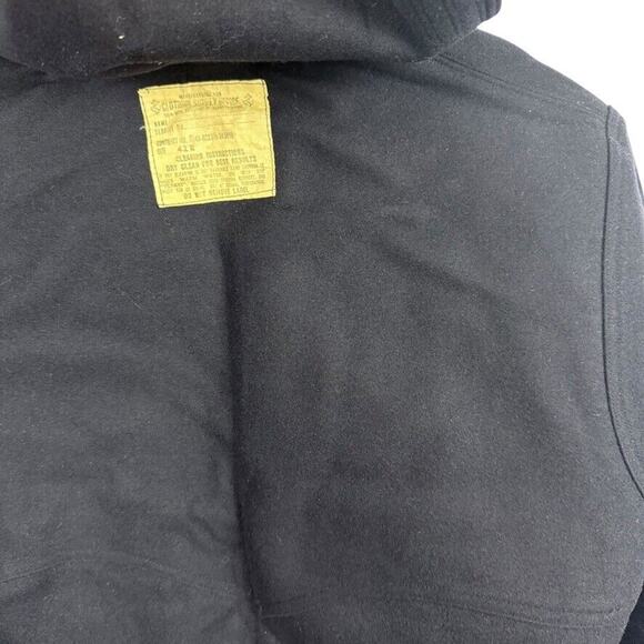 US Navel Vintage Wool Pullover Jacket Uniform Sailor Navy GUC Factory Made 42R - Picture 12 of 15